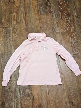 NUMO Pink Long Sleeve Polo